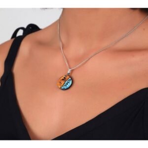 Murano Cam Yağı Ressam Kolye