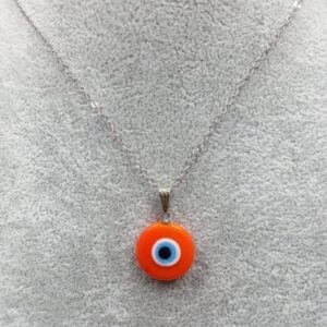Nazar Boncuklu Yuvarlak Kolye